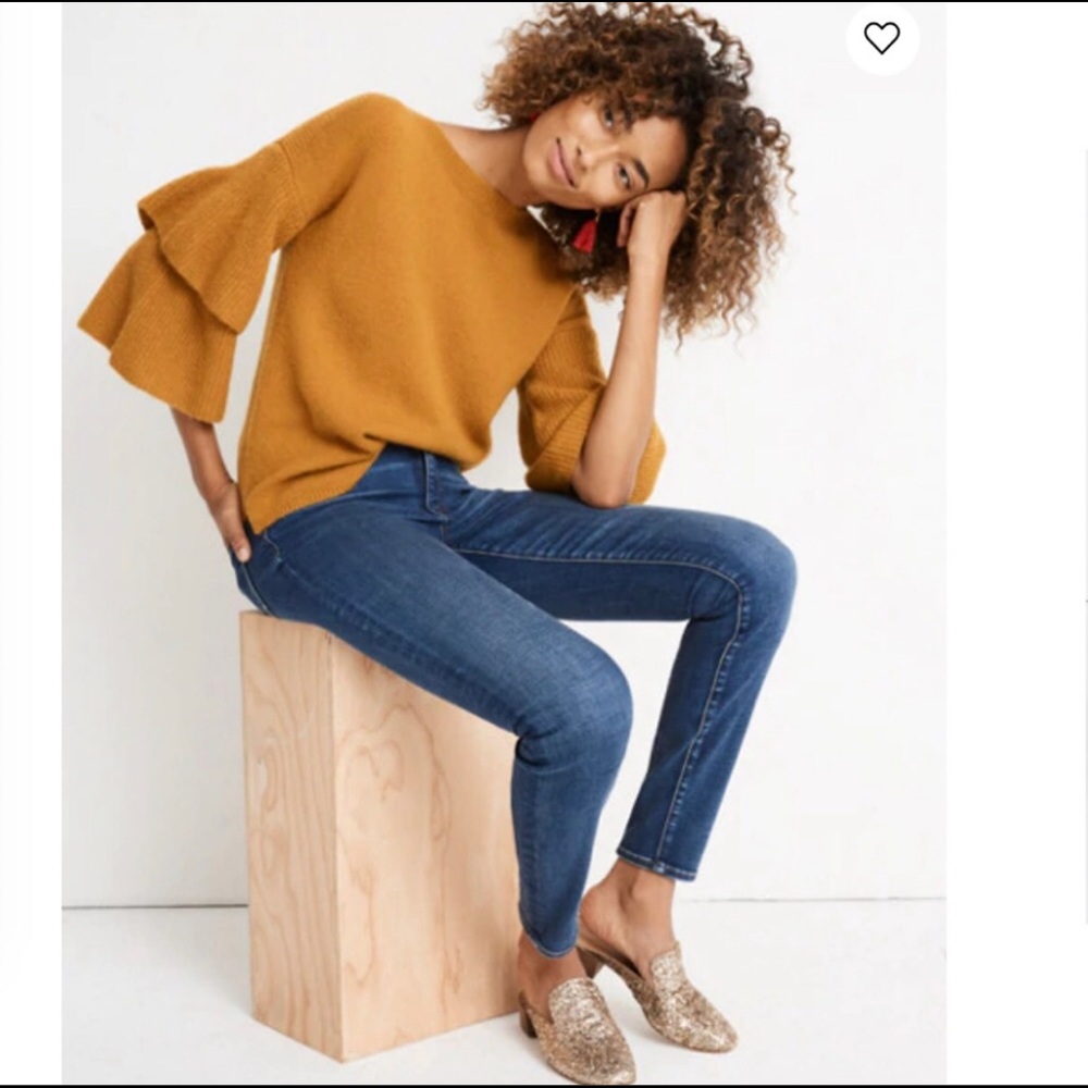 Madewell Tiered Sleeve Sweater